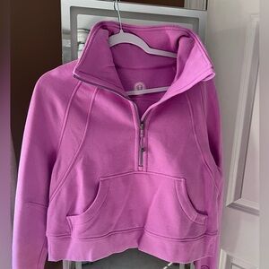 Lululemon Pink Half-Zip Sweatshirt